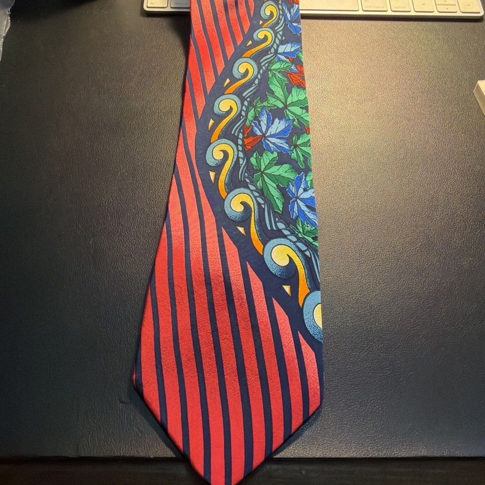 Rush Limbaugh Christmas Ribbons No Boundaries Silk Multi Color tie necktie